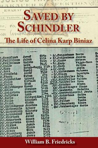 cover of Saved By Schindler with a list of names on Schindler's List