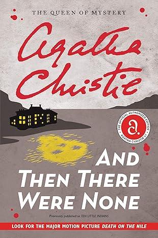 book cover of Agatha Christie's "And Then There Were None"