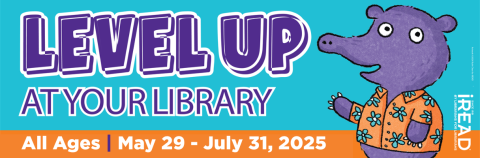 Level Up at your library banner