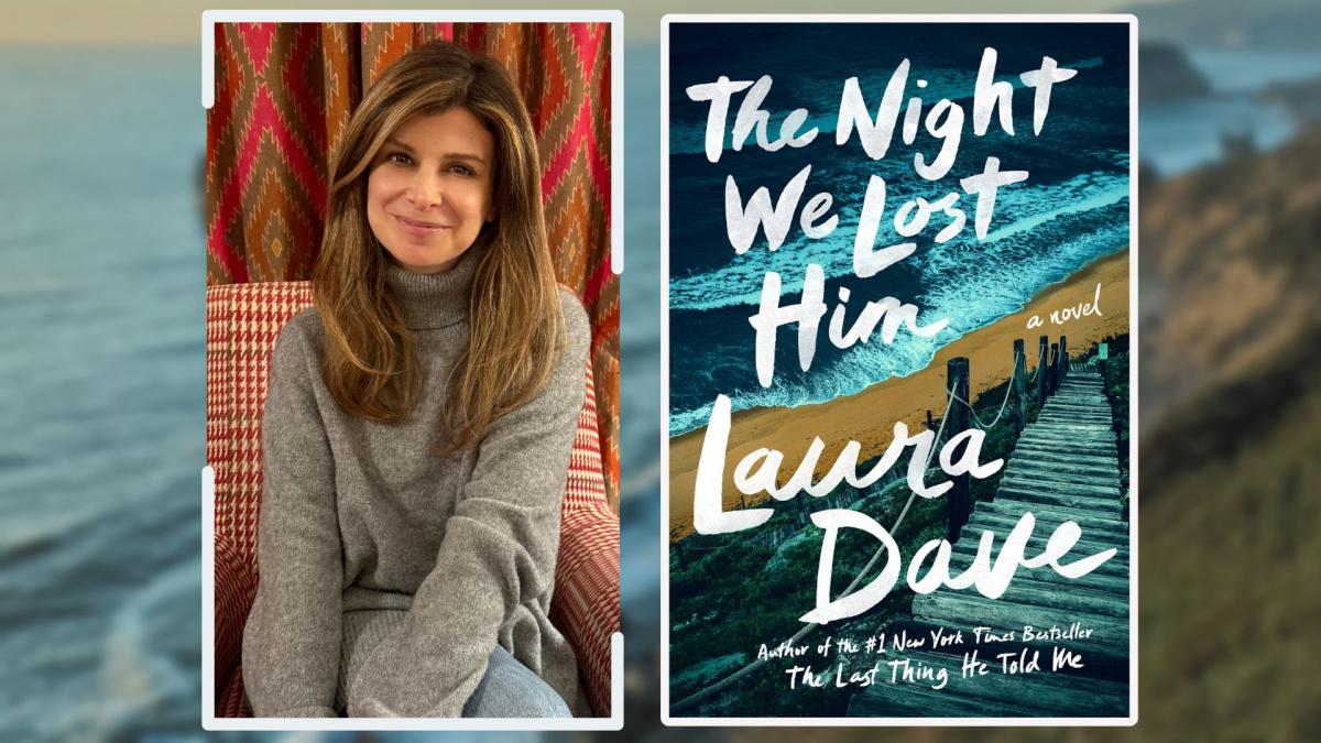 Author Laura Dave and cover of The Night We Lost Him