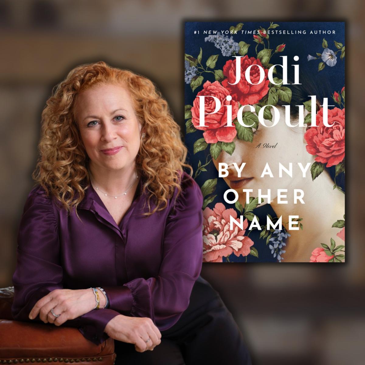 photo of author Jodi Picoult with book "By Any Other Name"